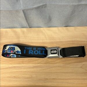 Star Wars Buckle-Down Belt 2013 with Silver Buckle R2D2